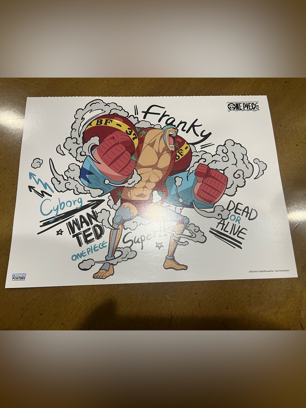 Franky Cyborg One Piece Poster - Anime Super Trends Posters